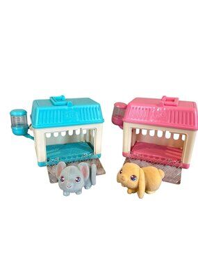 Little Live Pets Mama Surprise Minis  Lil' Bunny & Mouse Carriers, Water Bottles